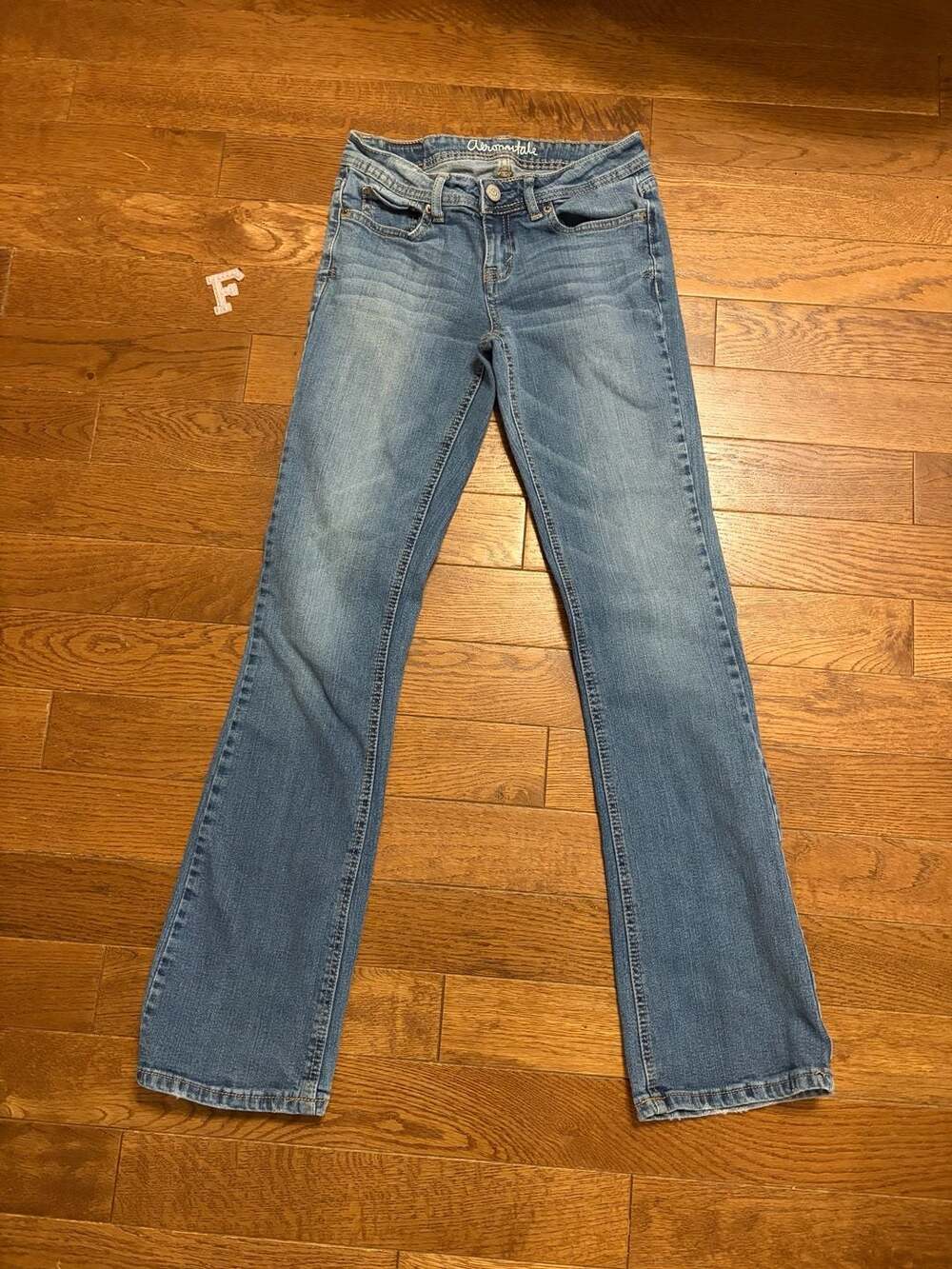 Aeropostale Chelsea Bootcut Jeans Size 0 Reg/Normal Medium Wash